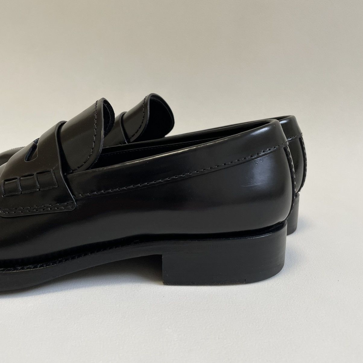Prada Black Leather ‘Almond Toe’ Loafers Size US 9.5 / EU 42-43 - 10 Thumbnail