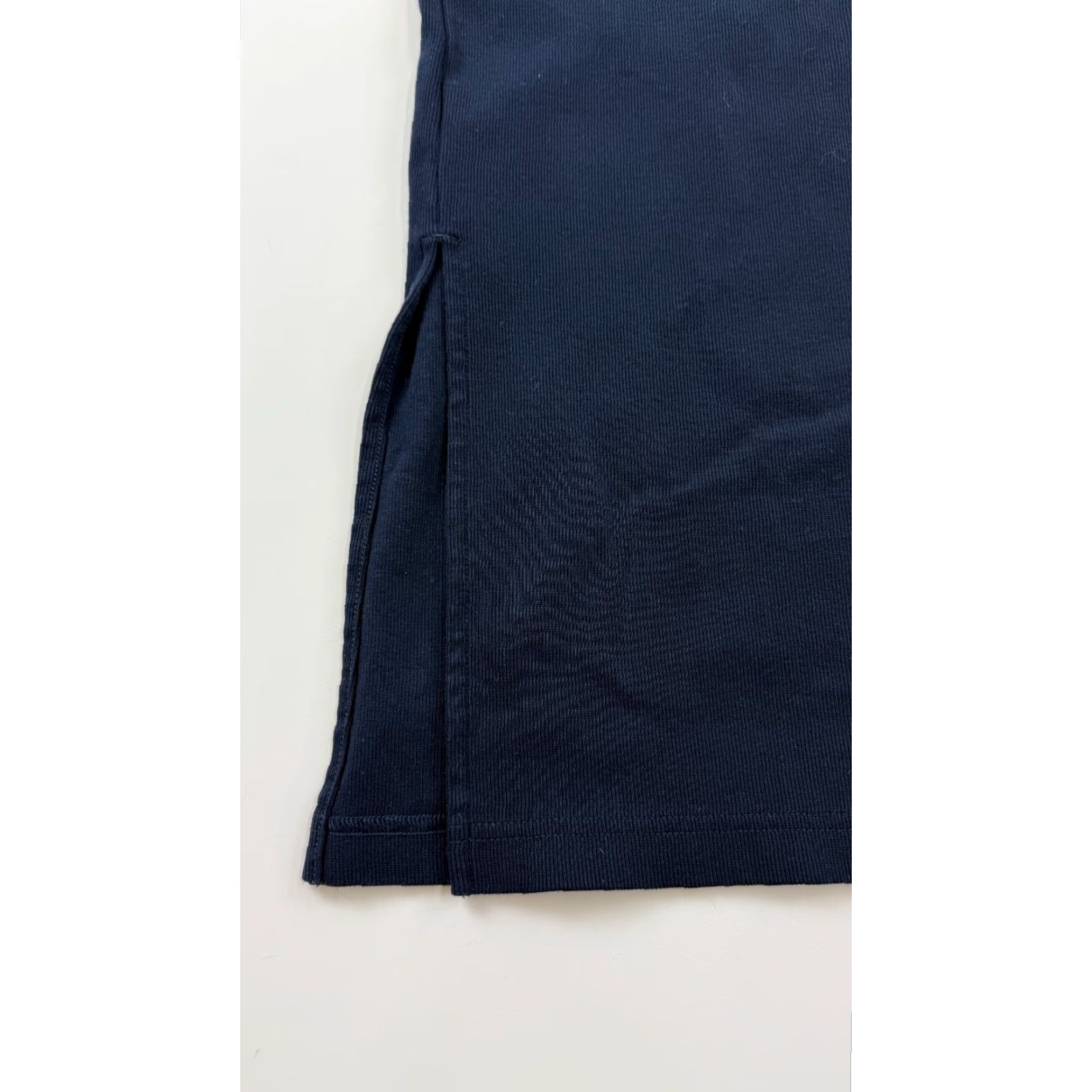 Banana Republic Banana Republic Women's Small Blue Ribbed Tank Dress Sleeveless Square Neck Pullover Casual Summer Outdoor Size S / US 4 / IT 40 - 2 Thumbnail