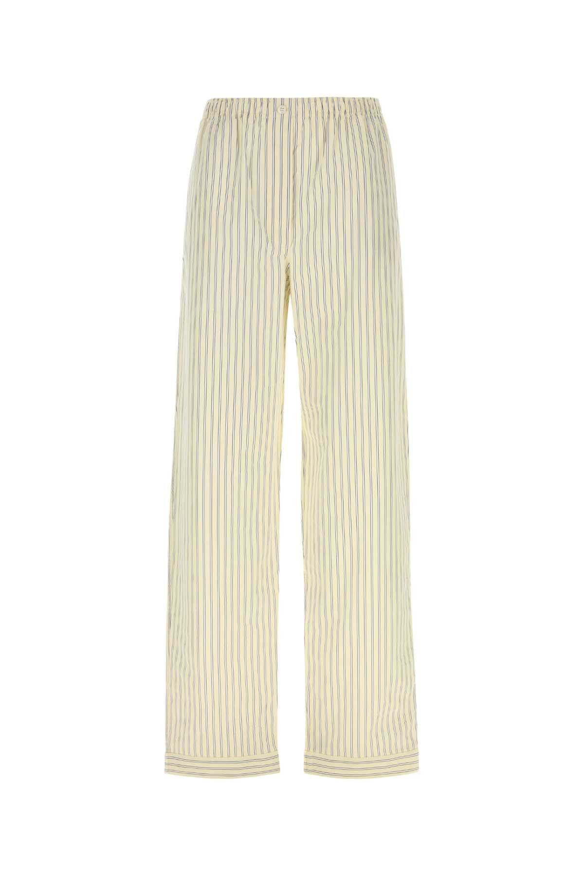 Miu Miu Embroidered Poplin Pyjamas Pant Size 26" / US 2 / IT 38 - 1 Thumbnail