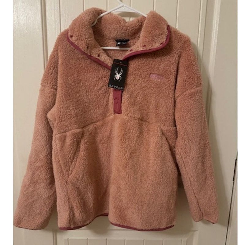 Spyder SPYDER Cozy Quarter Snap Misty Rose Pullover L NWT Size L / US 10 / IT 46 - 2 Thumbnail