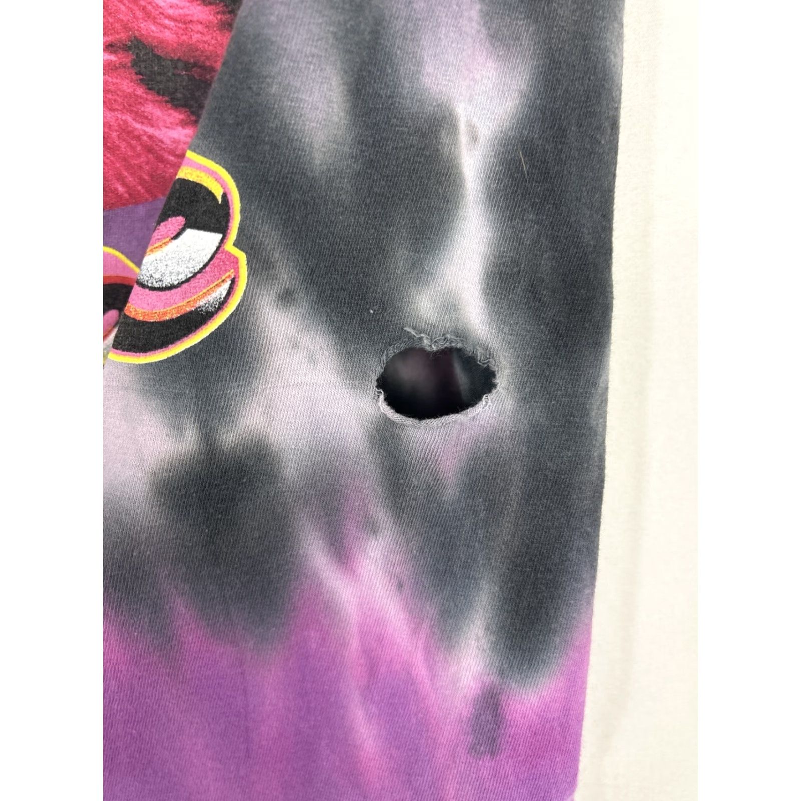 Vintage Saweetie Purple Tie Dye T Shirt Womens M Short Sleeved Regular Fit Shirt MVP Pink? Size M / US 6-8 / IT 42-44 - 7 Thumbnail