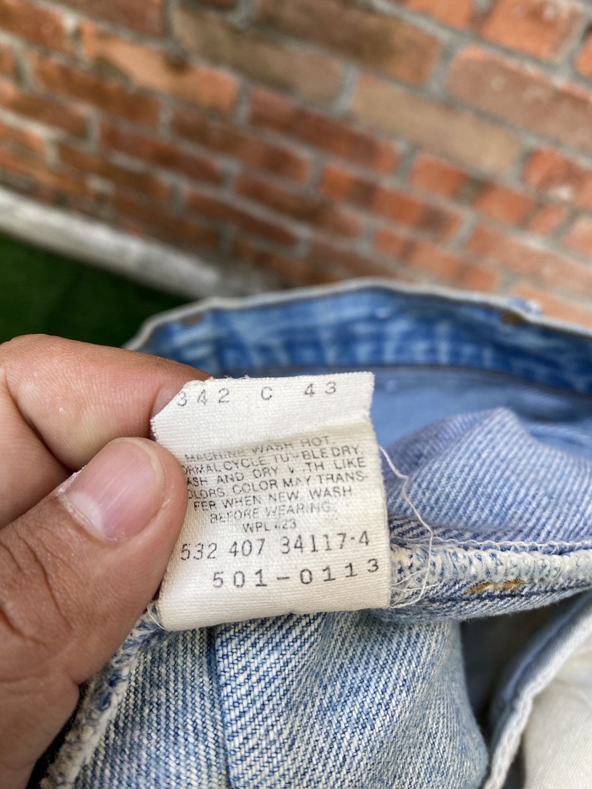 Levi's Vintage Clothing W32x34 Vintage levi's 501 80s made in USA distressed denime Size US 32 / EU 48 - 10 Thumbnail