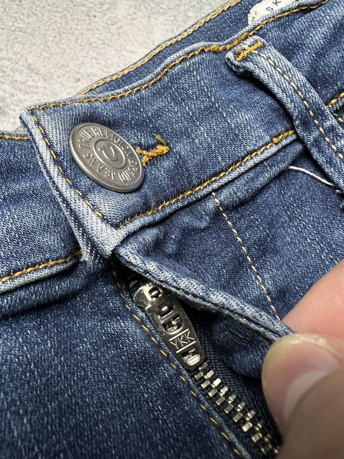 True Religion Vintage True Religion Studded Highrise Halle Denim Jeans y2k Size 31" - 8 Thumbnail