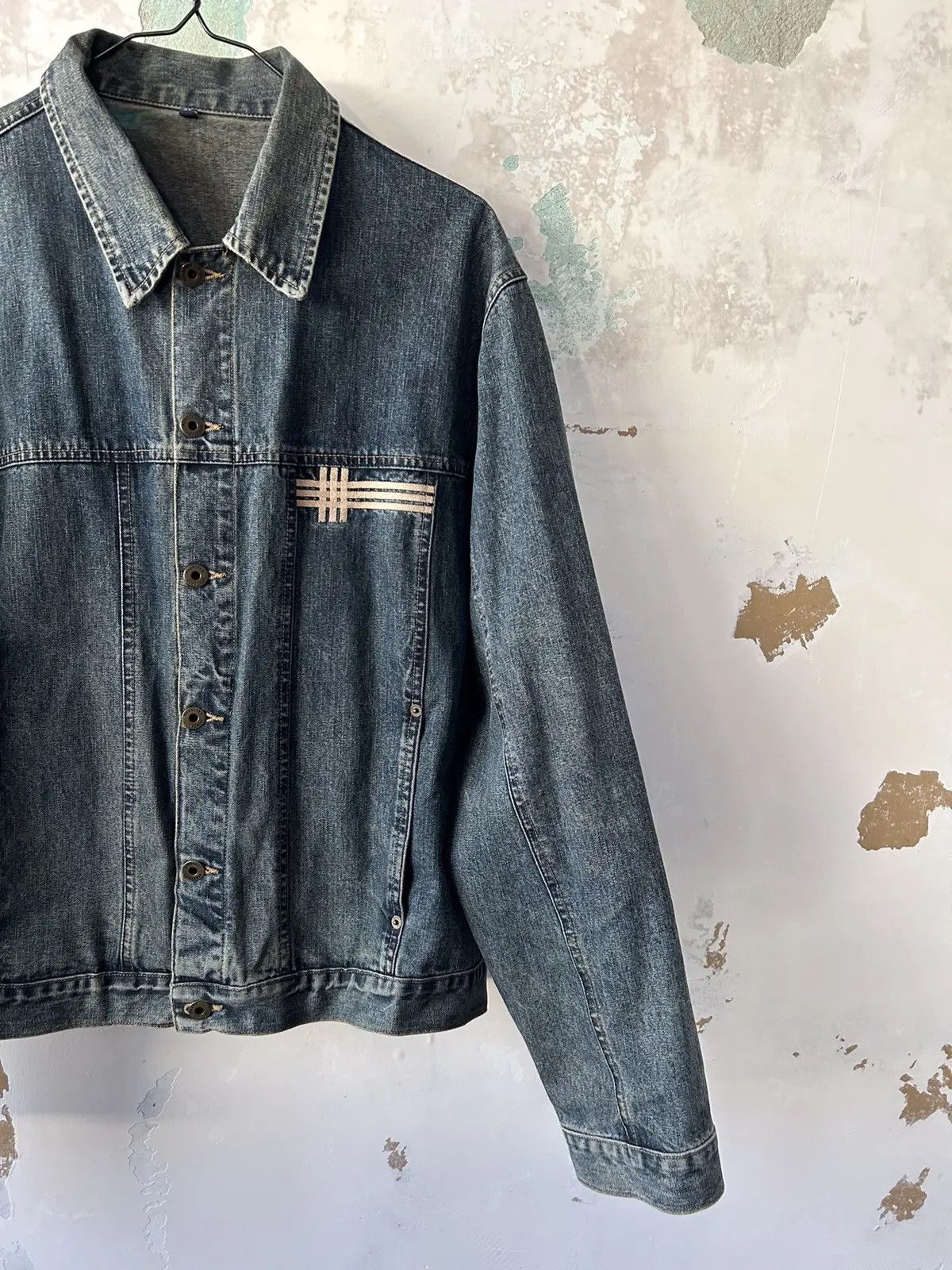 Burberry BURBERRY DENIM JACKET Size US XL / EU 56 / 4 - 2 Thumbnail