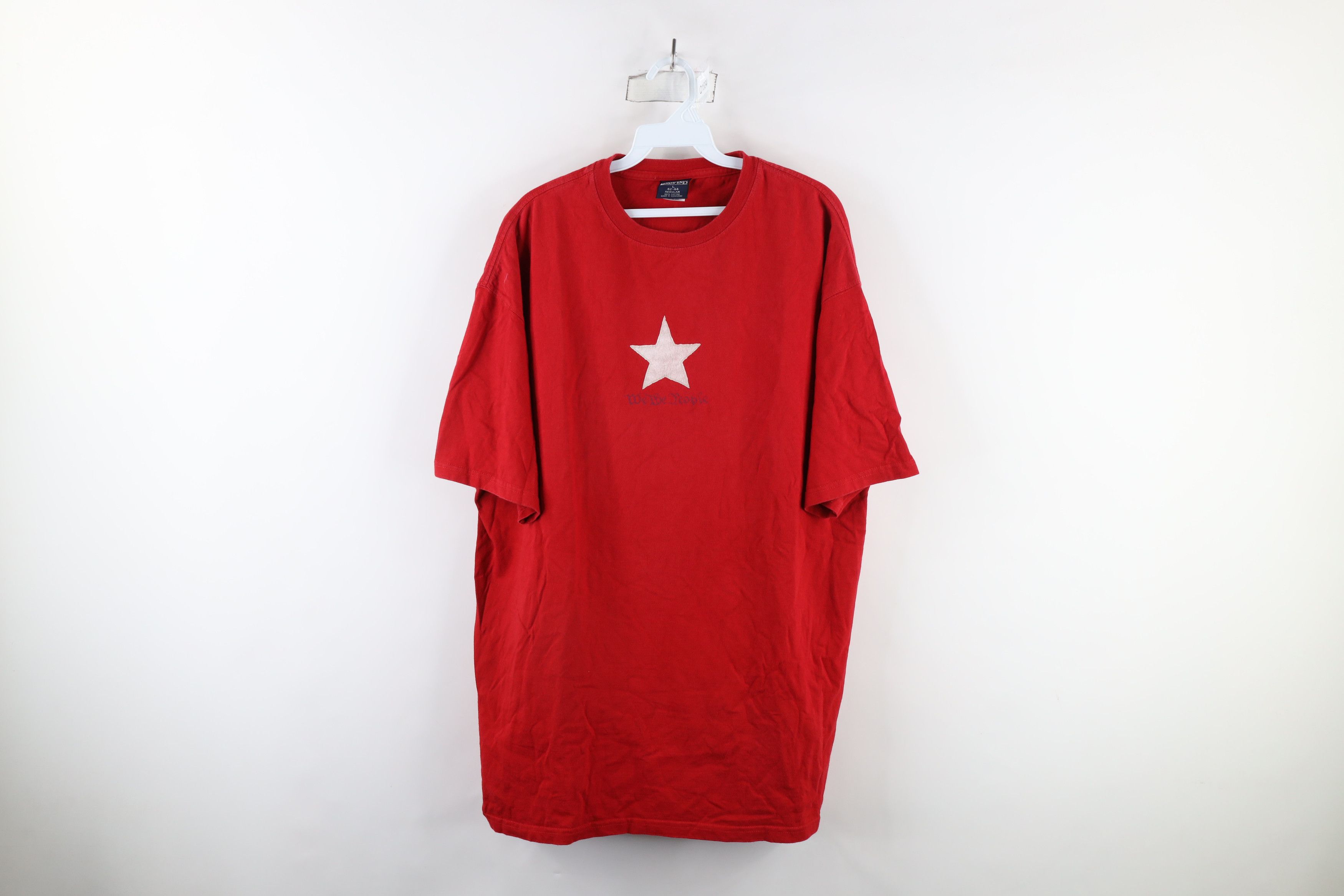Lands' End × Vintage Vintage 90s Lands End Out We The People Constitution T-Shirt Size US L / EU 52-54 / 3 - 1 Thumbnail