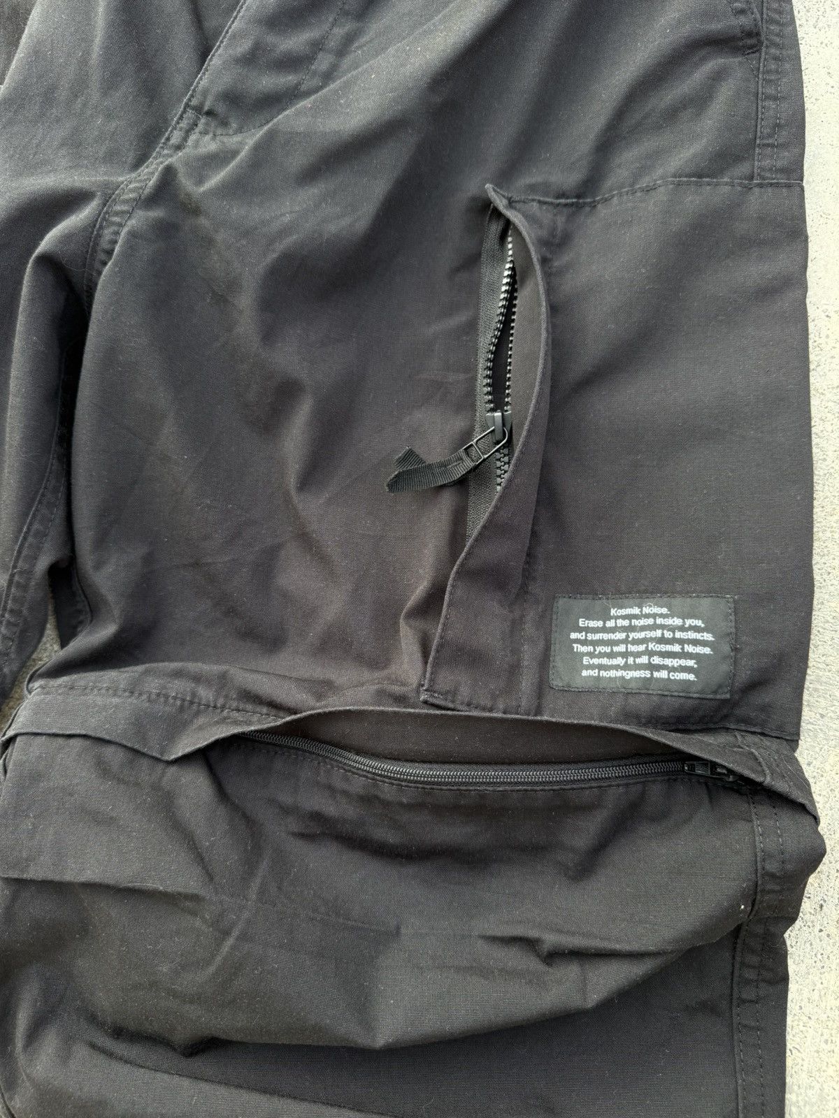 GU × Undercover GU x UNDERCOVER CONVERTABLE PANT GOTHIC Y2K BAGGY RAVE CARGO Size US 30 / EU 46 - 5 Thumbnail