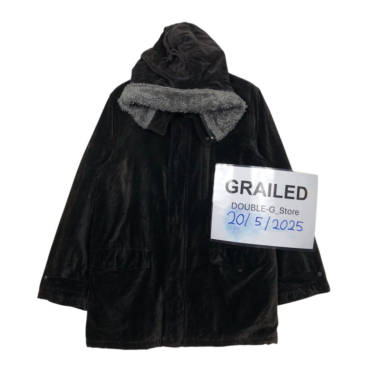 Japanese Brand BEAMS Shaggy Fleece Hood Parka — Soft-Touch Velvet Shell Size US M / EU 48-50 / 2 - 1 Thumbnail