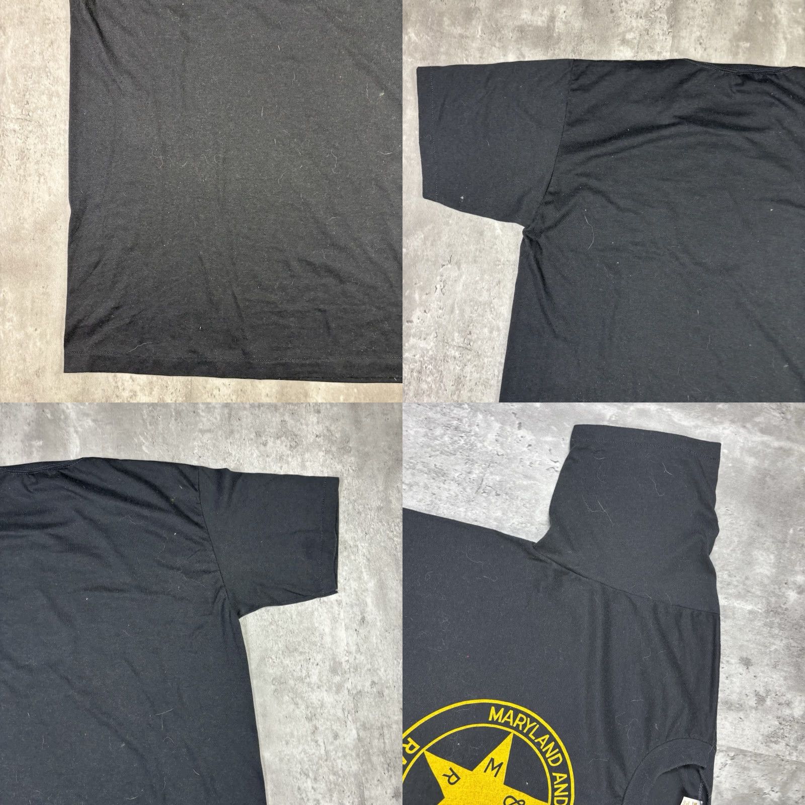 Logo 7 VINTAGE Maryland Railroads Graphic Logo T Shirt Black XL Size US XL / EU 56 / 4 - 9 Thumbnail