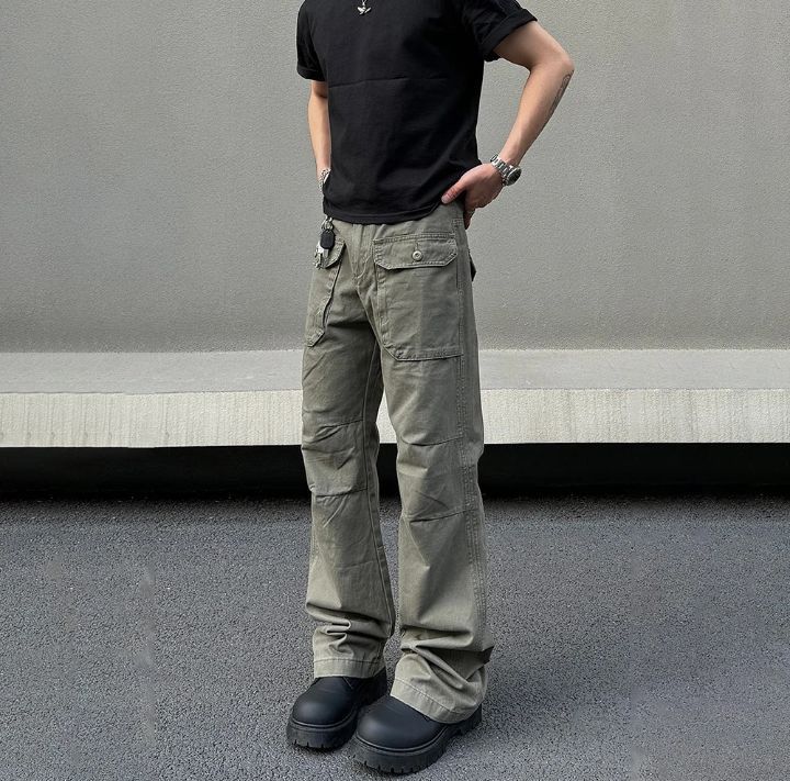 Japanese Brand Y2K Street Casual Pants Men Size US 35 - 3 Thumbnail