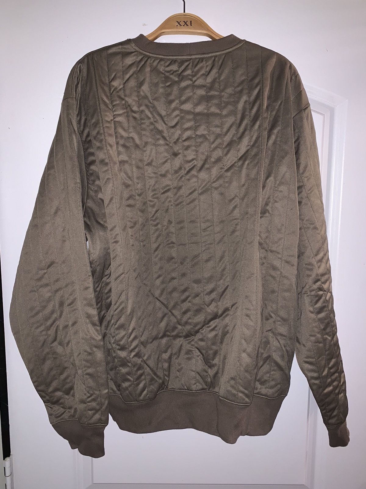 Helmut Lang Helmut Lang sheer quilted sweatshirt crewneck Size US L / EU 52-54 / 3 - 4 Thumbnail