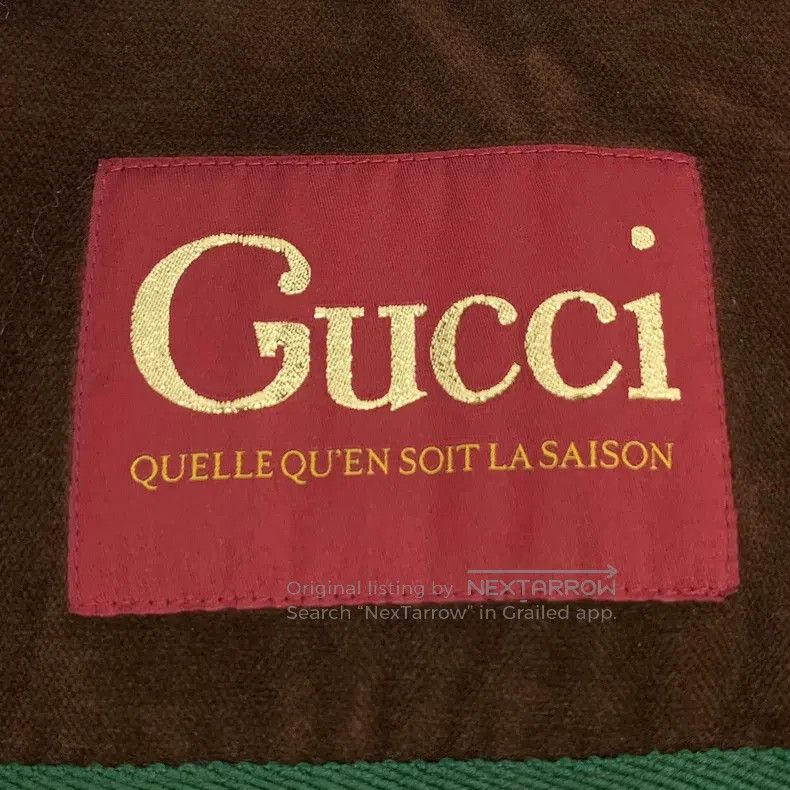 Gucci Gucci Crimson logo dark pattern full print lapel single-br Size US M / EU 48-50 / 2 - 5 Thumbnail