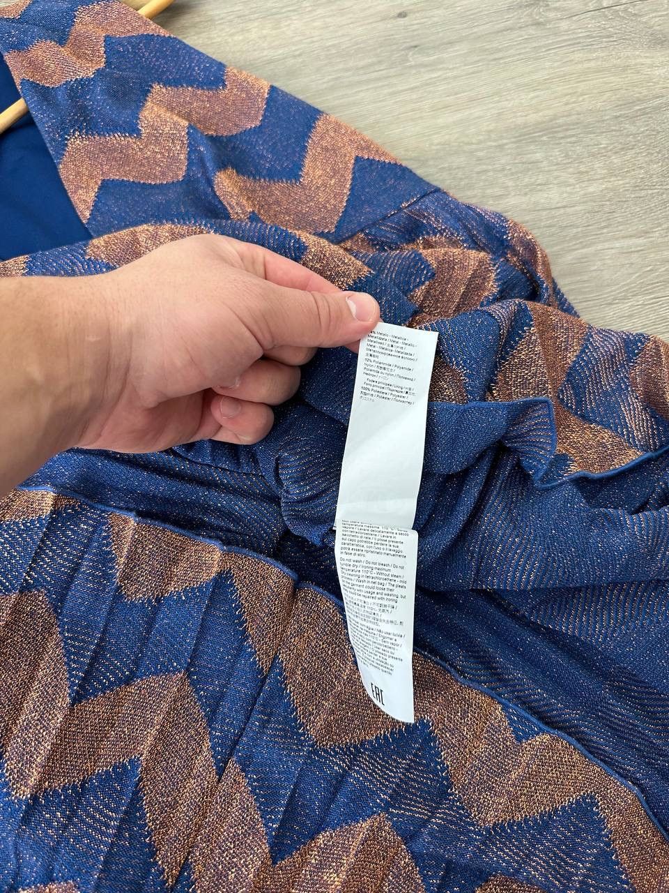Missoni × Vintage Vintage Missoni Womens Zig Zag Multicolour Dress Size M / US 6-8 / IT 42-44 - 16 Thumbnail