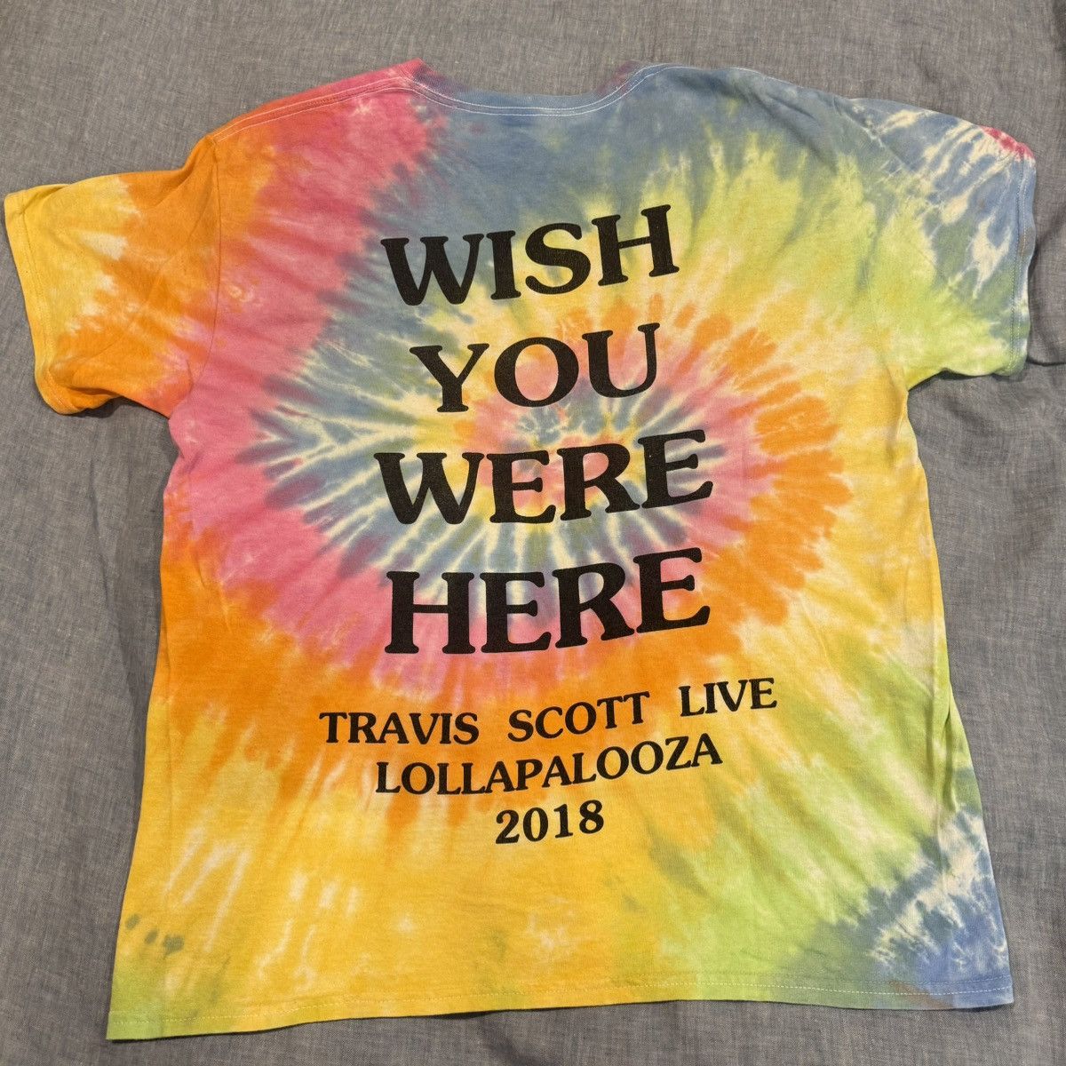 Travis Scott Travis Scott I Went To Astroworld Lollapalooza 2018 Shirt L Size US L / EU 52-54 / 3 - 2 Thumbnail