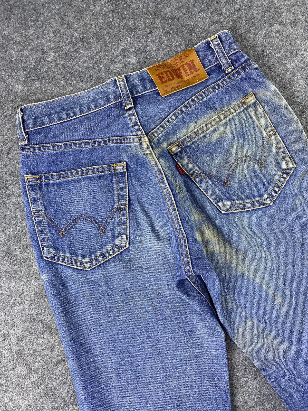 Edwin × Japanese Brand Edwin Miss 503 Blue Wash Jeans - J1118 Size US 26 / EU 42 - 6 Thumbnail