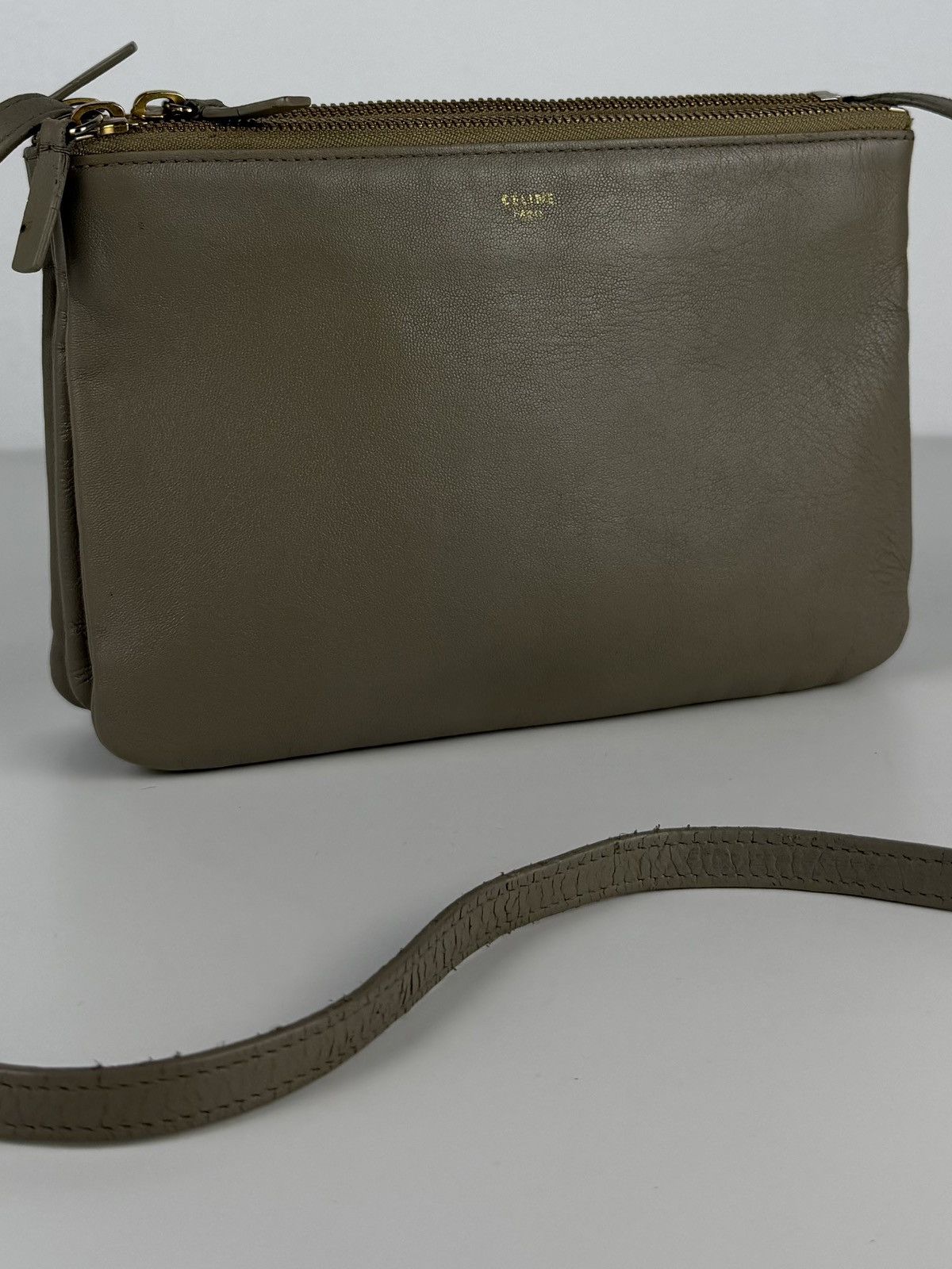 Celine Celine trio leather shoulder/ crossbody bag Size ONE SIZE - 10 Thumbnail