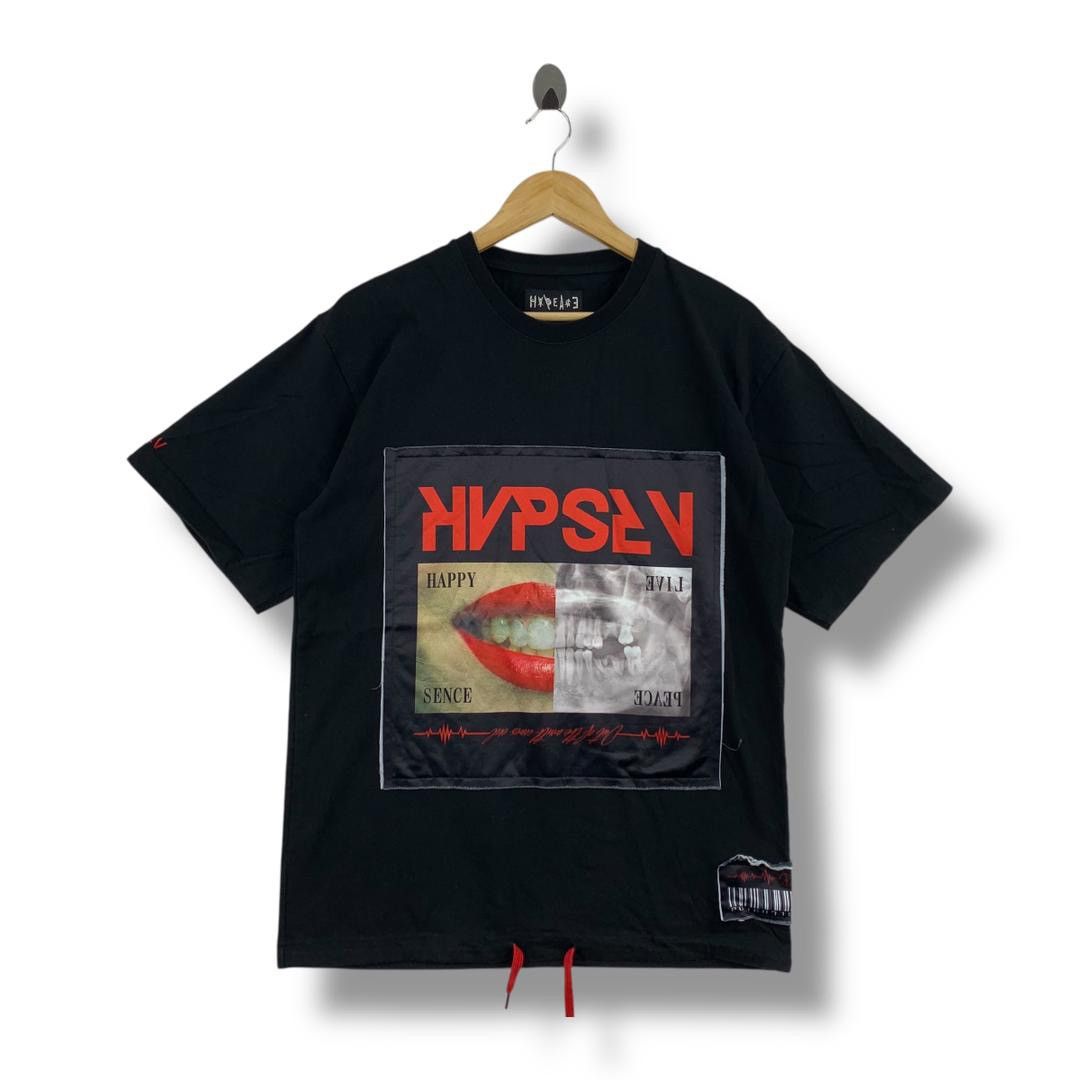 Designer HAPEACE japanesebrand lips printed tee Size US M / EU 48-50 / 2 - 1 Thumbnail
