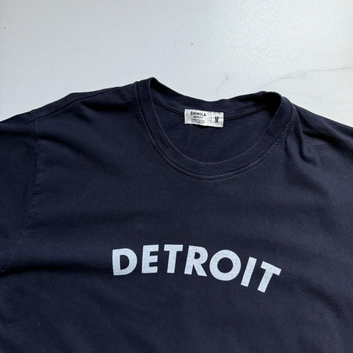Shinola Shinola Detroit Navy T-Shirt Size US M / EU 48-50 / 2 - 4 Thumbnail