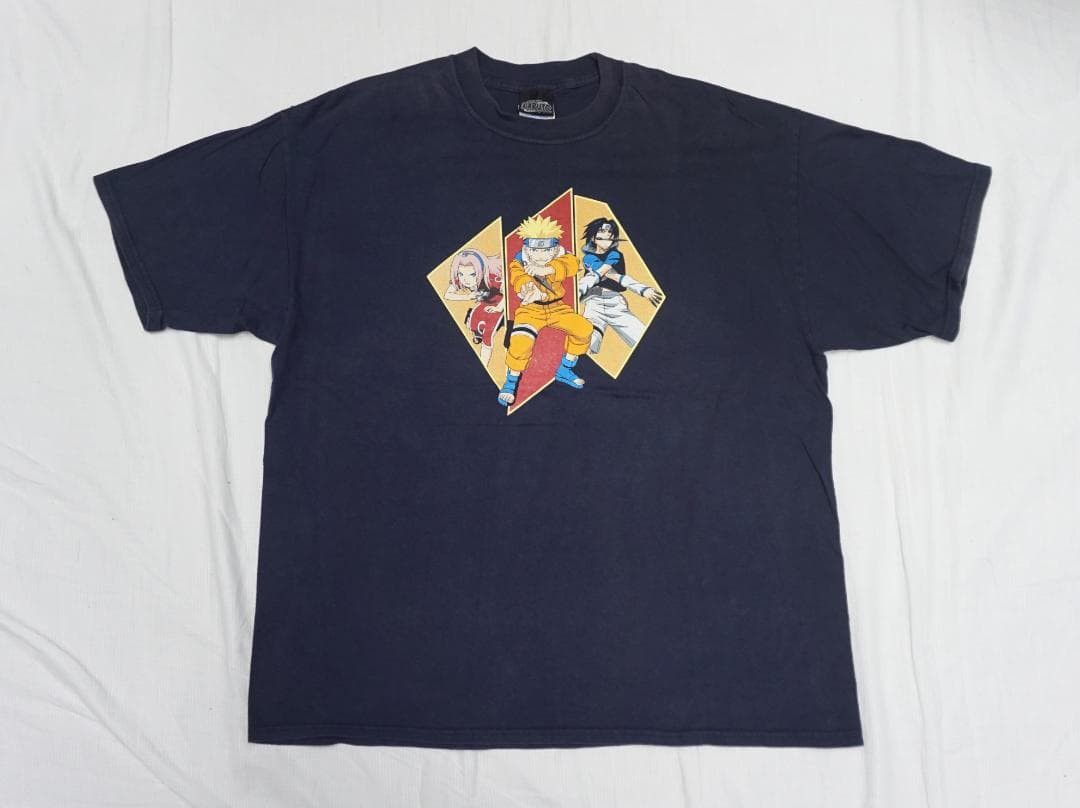 Anime 2002 Naruto Tシャツ アニメ 00's ビンテージ Size US XXS / EU 40 - 1 Thumbnail