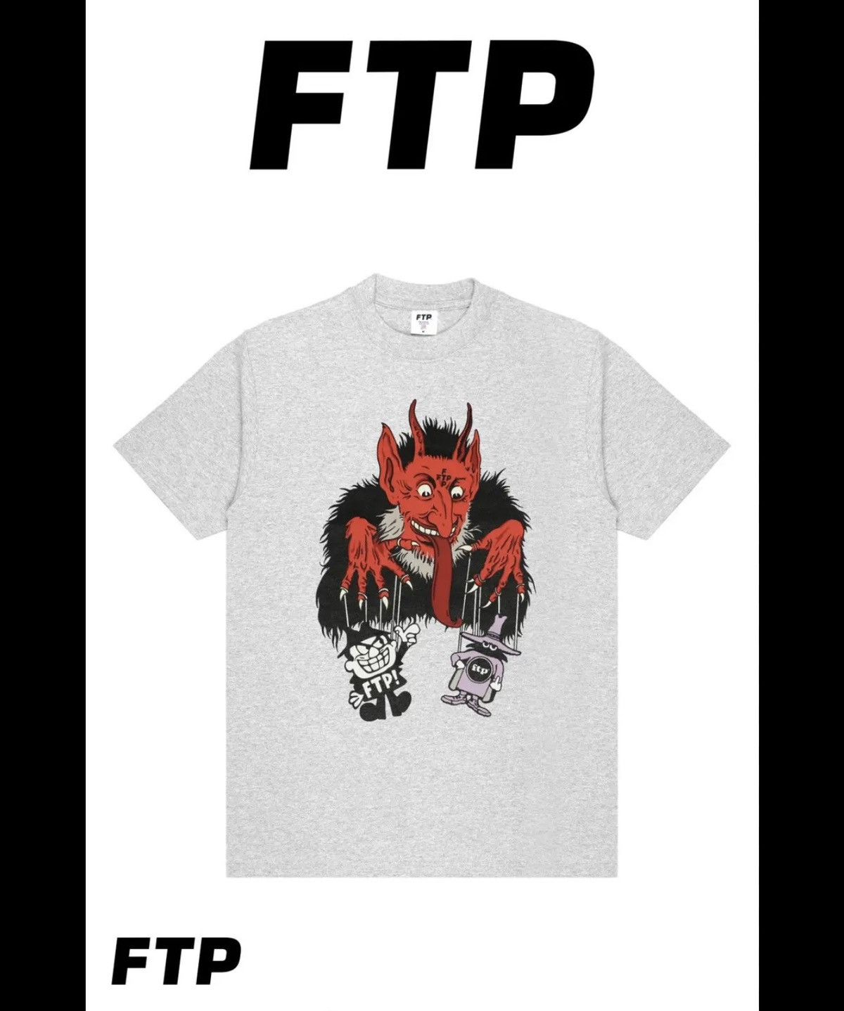 Fuck The Population FTP Krampus Tee Size US L / EU 52-54 / 3 - 4 Thumbnail