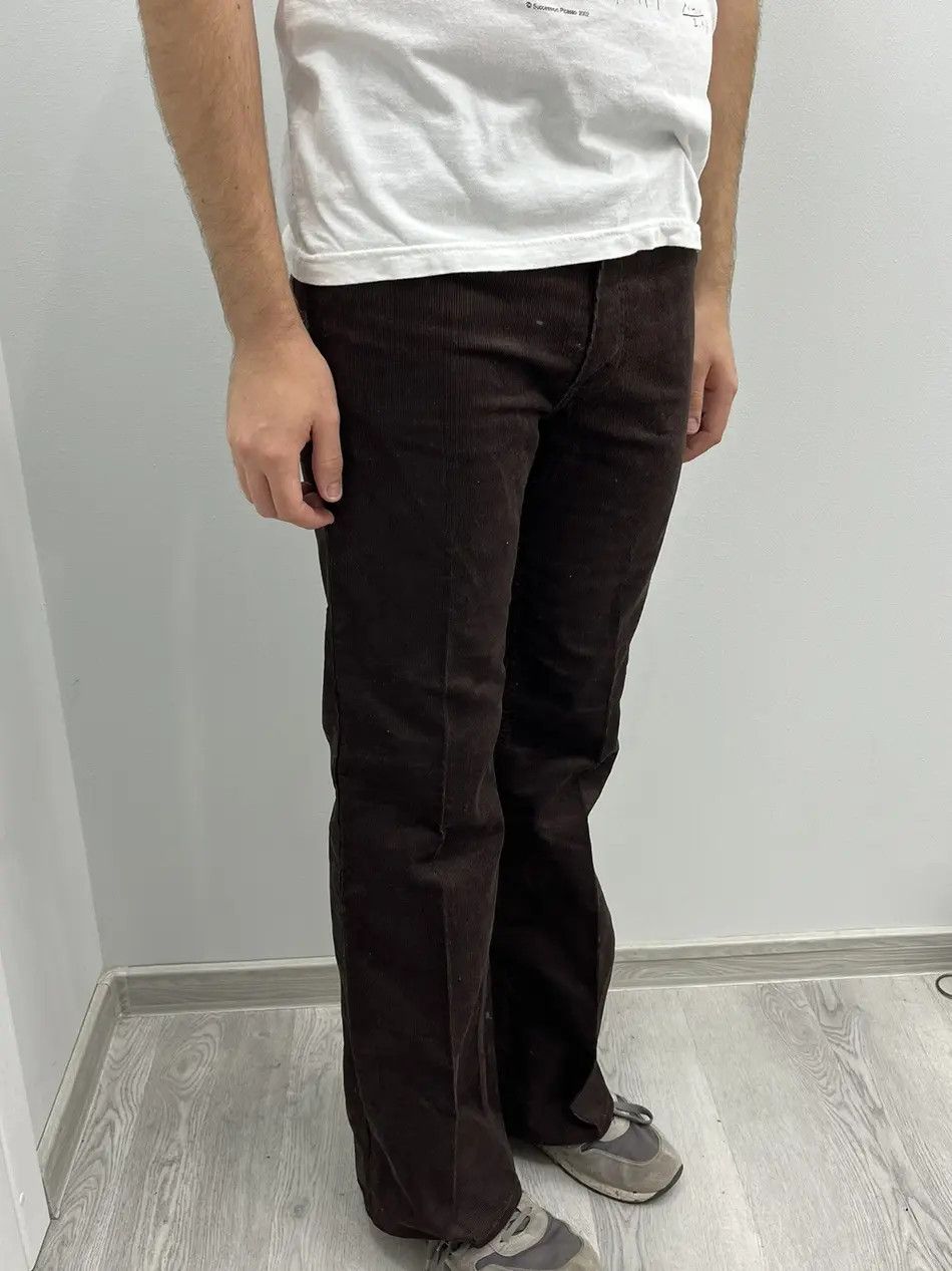 Levi's Vintage Levi's Big E 70s 80s Corduroy Flared Jeans Size US 34 / EU 50 - 2 Thumbnail