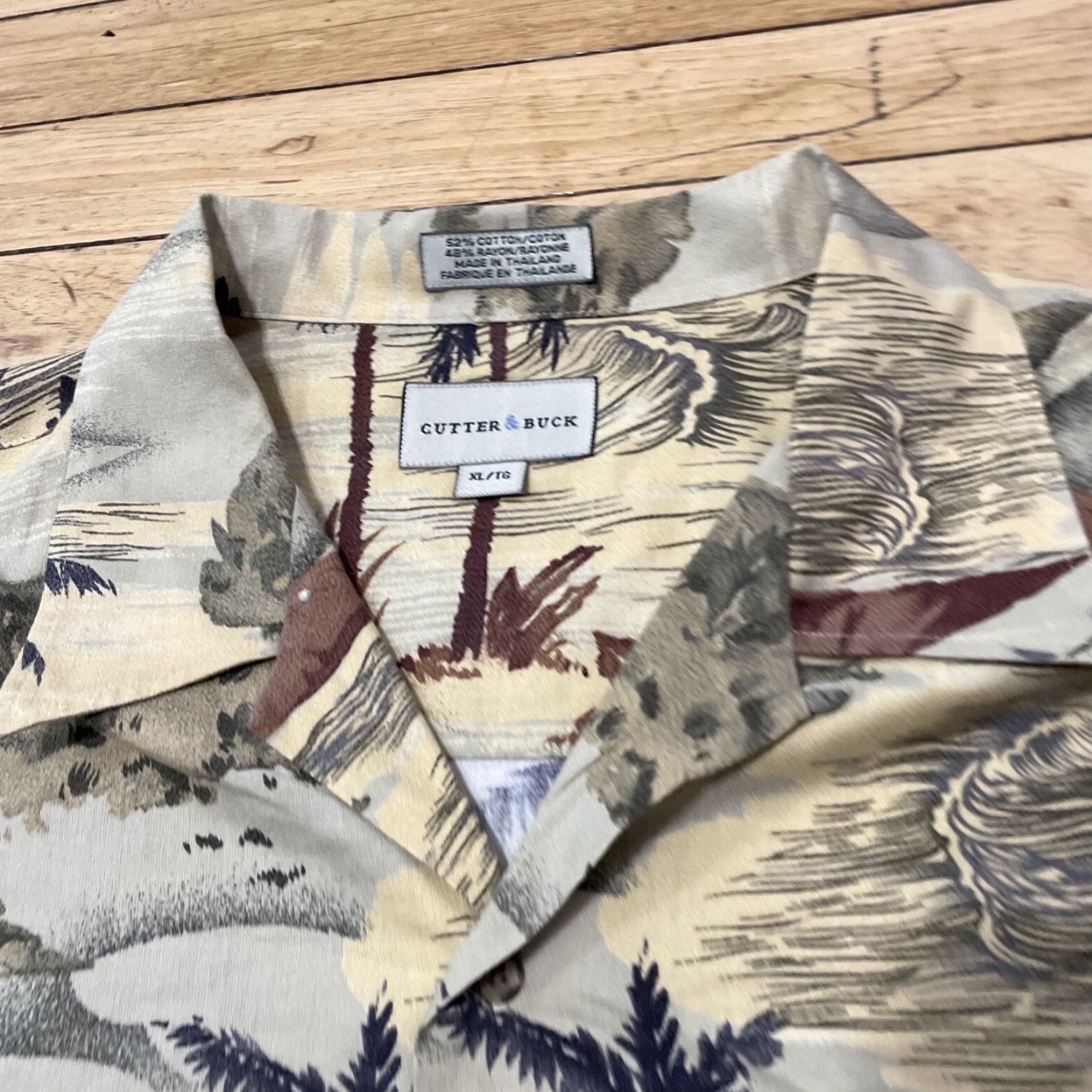 Cutter & Buck VINTAGE Cutter & Buck Button Shirt Mens XL San Gabriel Country Club Los Angeles Golf XL Size US XL / EU 56 / 4 - 2 Thumbnail