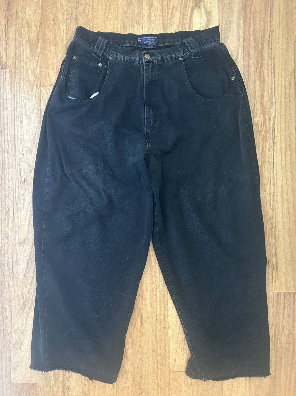 Karl Kani Vintage 90s Karl Kani Y2K Big Logo Baggy Rap Denim Jeans Size US 36 / EU 52 - 2 Thumbnail