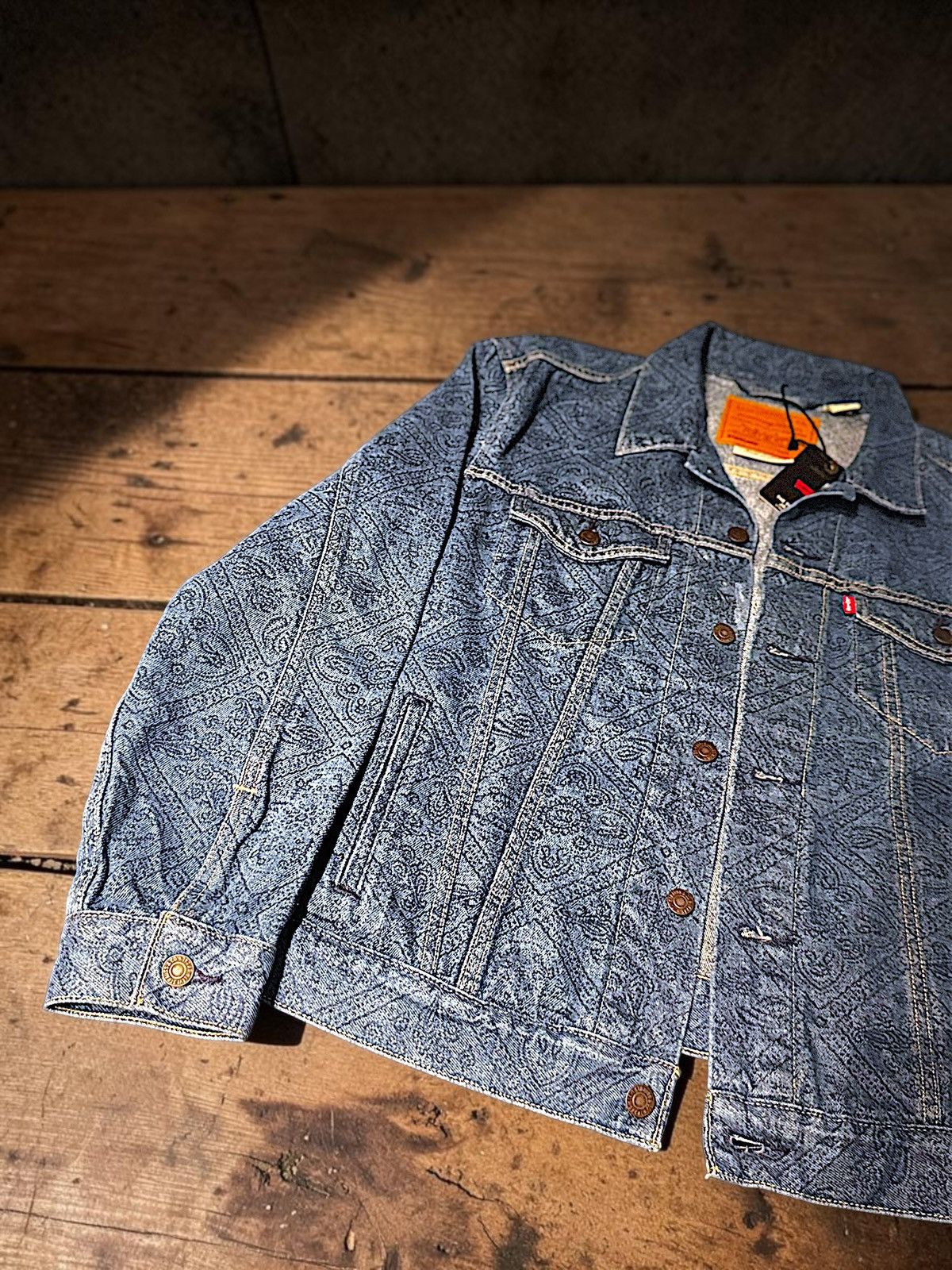 Levi's Vintage Clothing Levi’s jeans jacket premium vintage trucker fit western Size US L / EU 52-54 / 3 - 1 Thumbnail