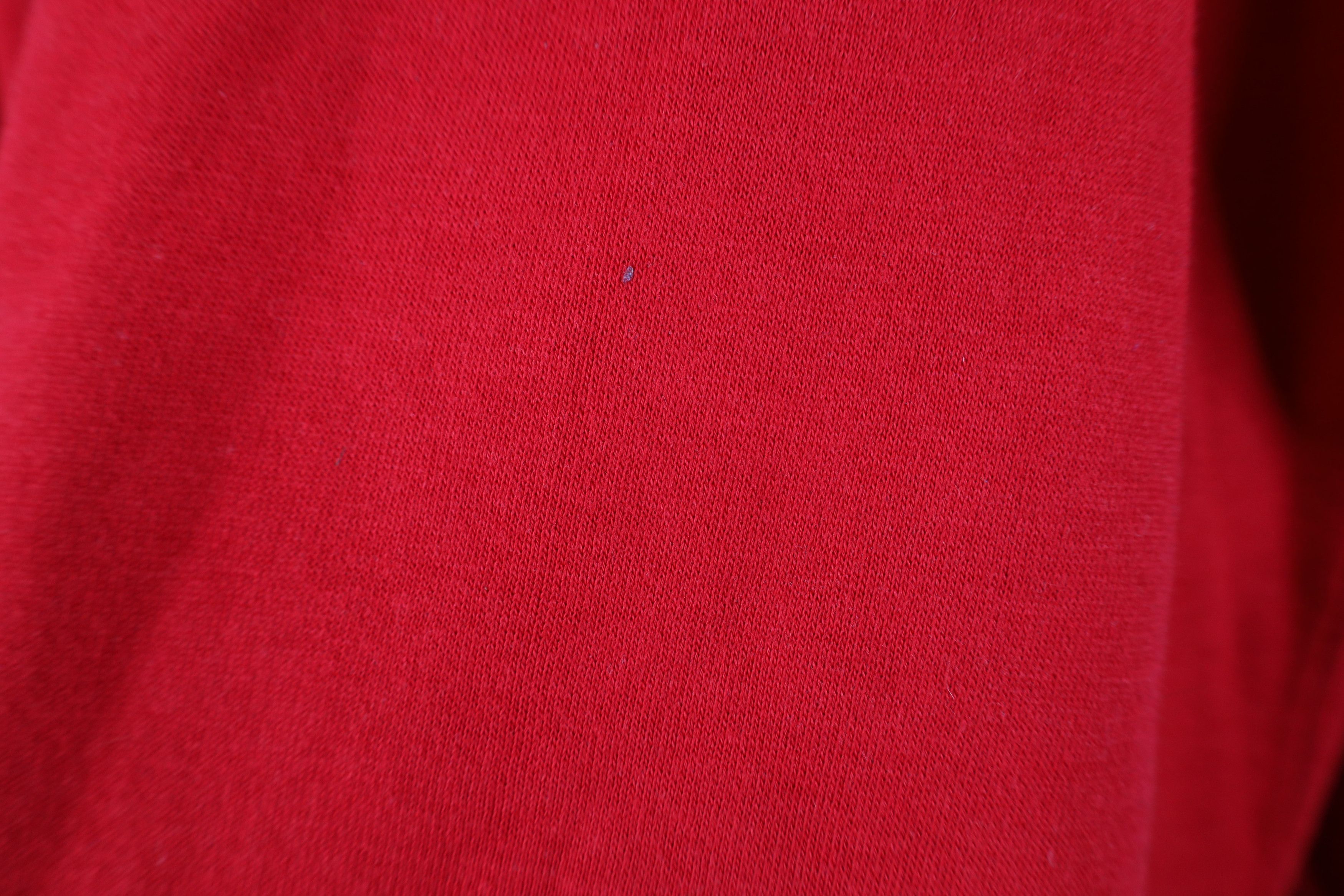 Vintage Vintage 70s Streetwear Boxy Fit Hoodie Sweatshirt Red USA Size US S / EU 44-46 / 1 - 10 Thumbnail
