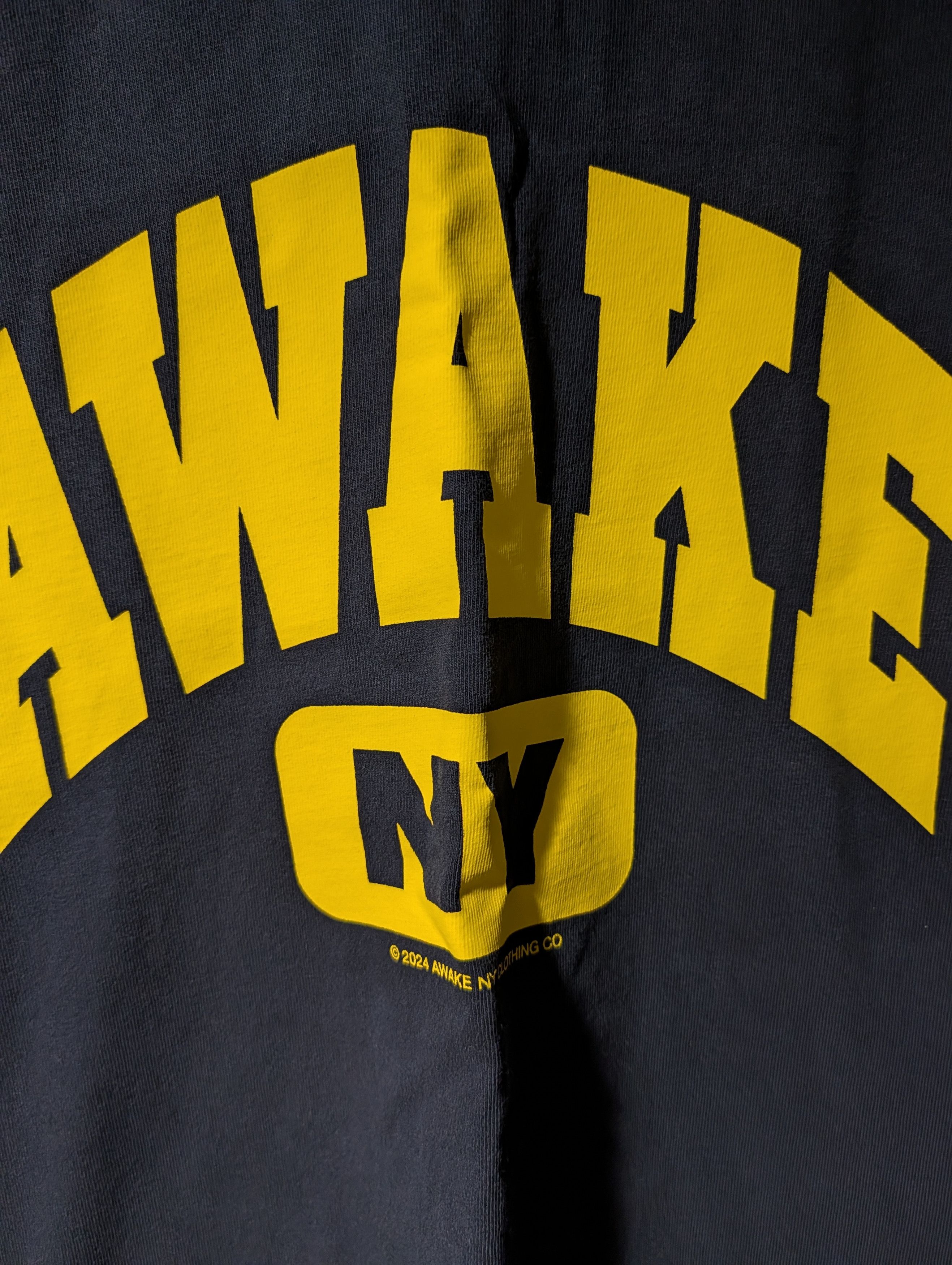 Awake NY Awake New York Arch Logo Ssense Fall 2024 Varsity T-Shirt Size US S / EU 44-46 / 1 - 2 Thumbnail