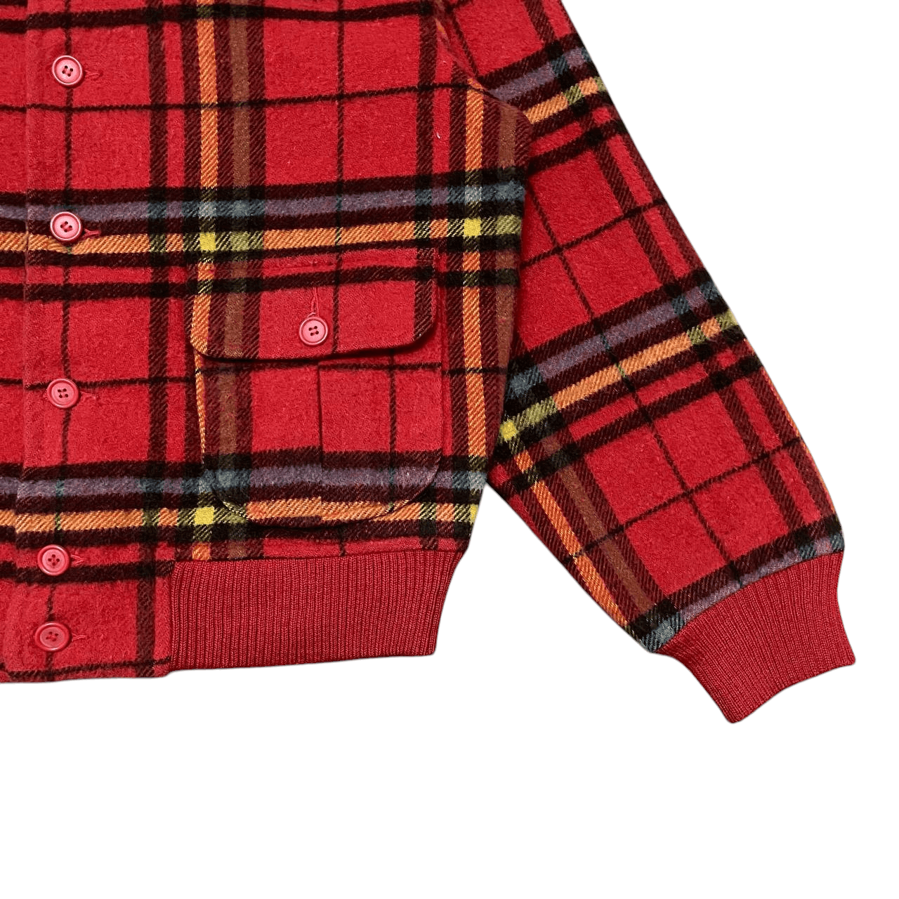Issey Miyake Vintage Harvard Checkered Wool Bomber Jacket Issey Style Size US M / EU 48-50 / 2 - 4 Thumbnail