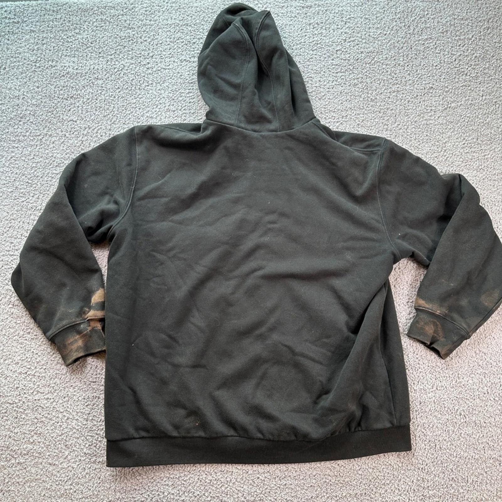 Carhartt Carhartt TS4078 Black Full Zip Hoodie Sweatshirt Jacket XL Size US XL / EU 56 / 4 - 3 Thumbnail