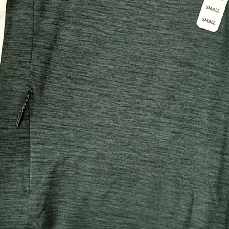 Vintage Mens Small Tech Crew Long Sleeve Ivy Green Zip Pocket Performance Goprcore NWT Size US S / EU 44-46 / 1 - 7 Thumbnail