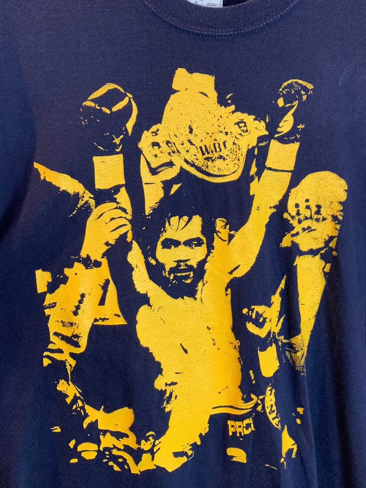 Vintage *RARE* Vintage 90’s Manny Pacquiao Boxing Champion Art Shirt Size US XL / EU 56 / 4 - 2 Thumbnail
