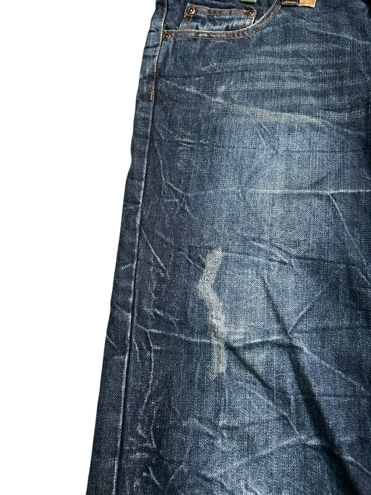 Japanese Brand × Kapital × Vintage Nylaus Double Waist Japanese Punk Denim Jeans Size US 30 / EU 46 - 6 Thumbnail