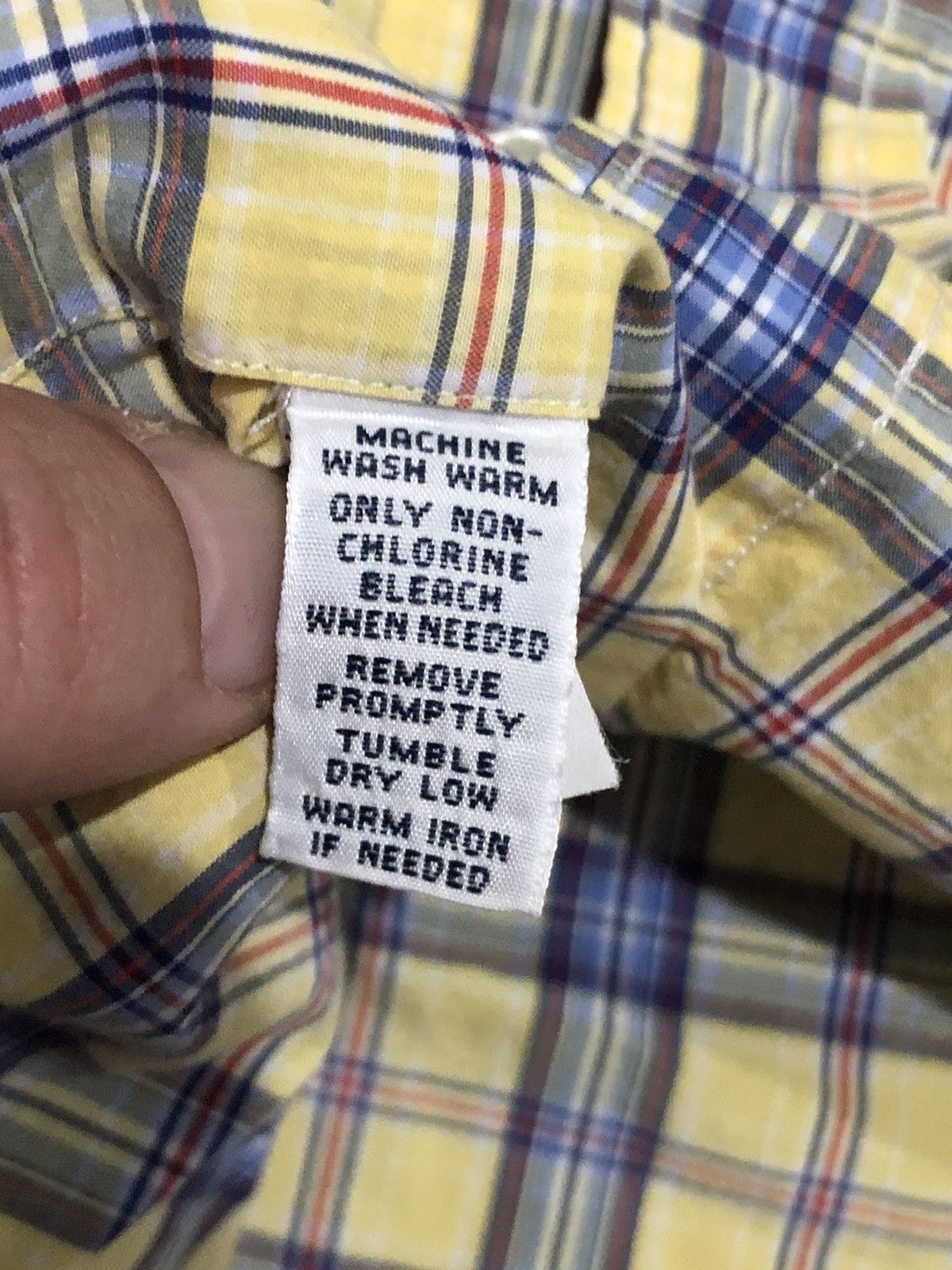 Polo Ralph Lauren × Vintage Vtg Polo Ralph Lauren Plaid Button Down Size US L / EU 52-54 / 3 - 7 Thumbnail