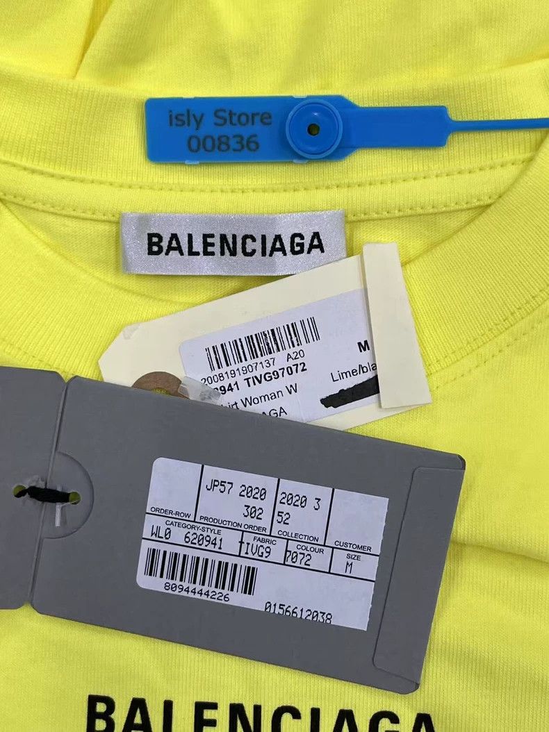 Balenciaga Balenciaga Logo monogram printed short-sleeved T-shirt Size US M / EU 48-50 / 2 - 5 Thumbnail