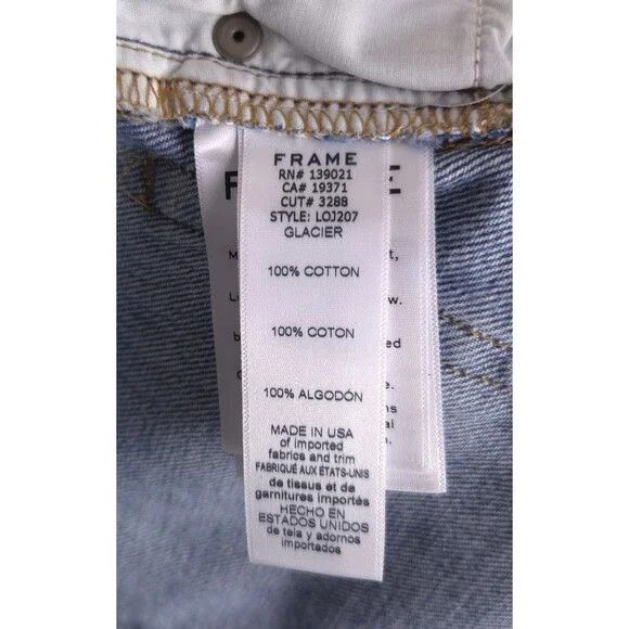 Frame Frame Le Original Jean Size 25 XS Womens Glacier Blue $300 Size 26" / US 2 / IT 38 - 12 Thumbnail