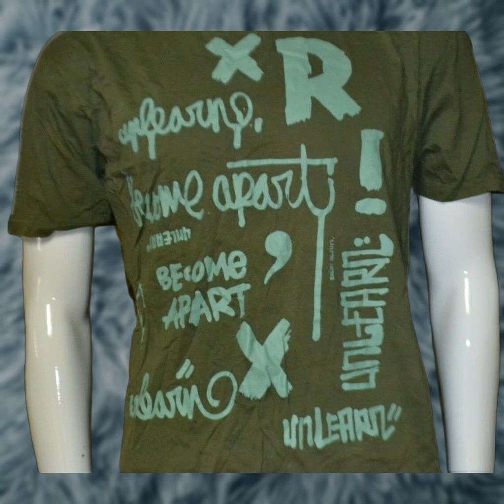 Vintage VINTAGE Kinsey T-Shirt Black XL Men Graphic Tee Limited Edition Unlearn Dave Kinsey 2003 Street Art Graffiti BLK/MRKT Shirt Mens Size US XL / EU 56 / 4 - 1 Thumbnail