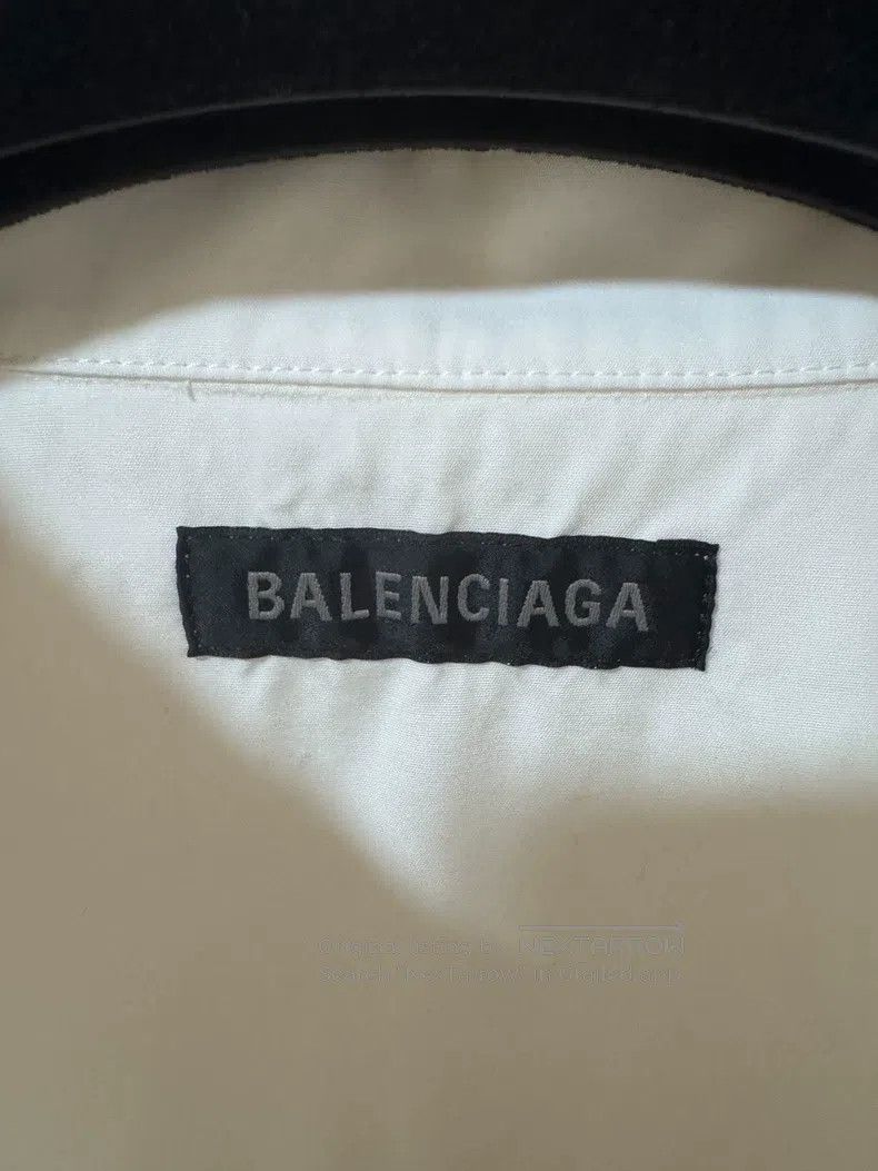 Balenciaga Balenciaga size 40 Splash-dyed white long-sleeve shirt jac Size US S / EU 44-46 / 1 - 4 Thumbnail
