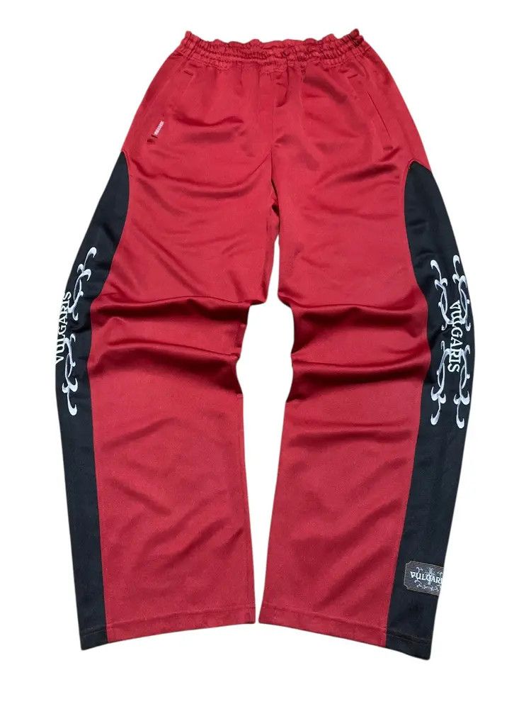 Other Y2k Vulgaris japan tribal embroideryghotic baggy trackpants Size US 32 / EU 48 - 2 Thumbnail
