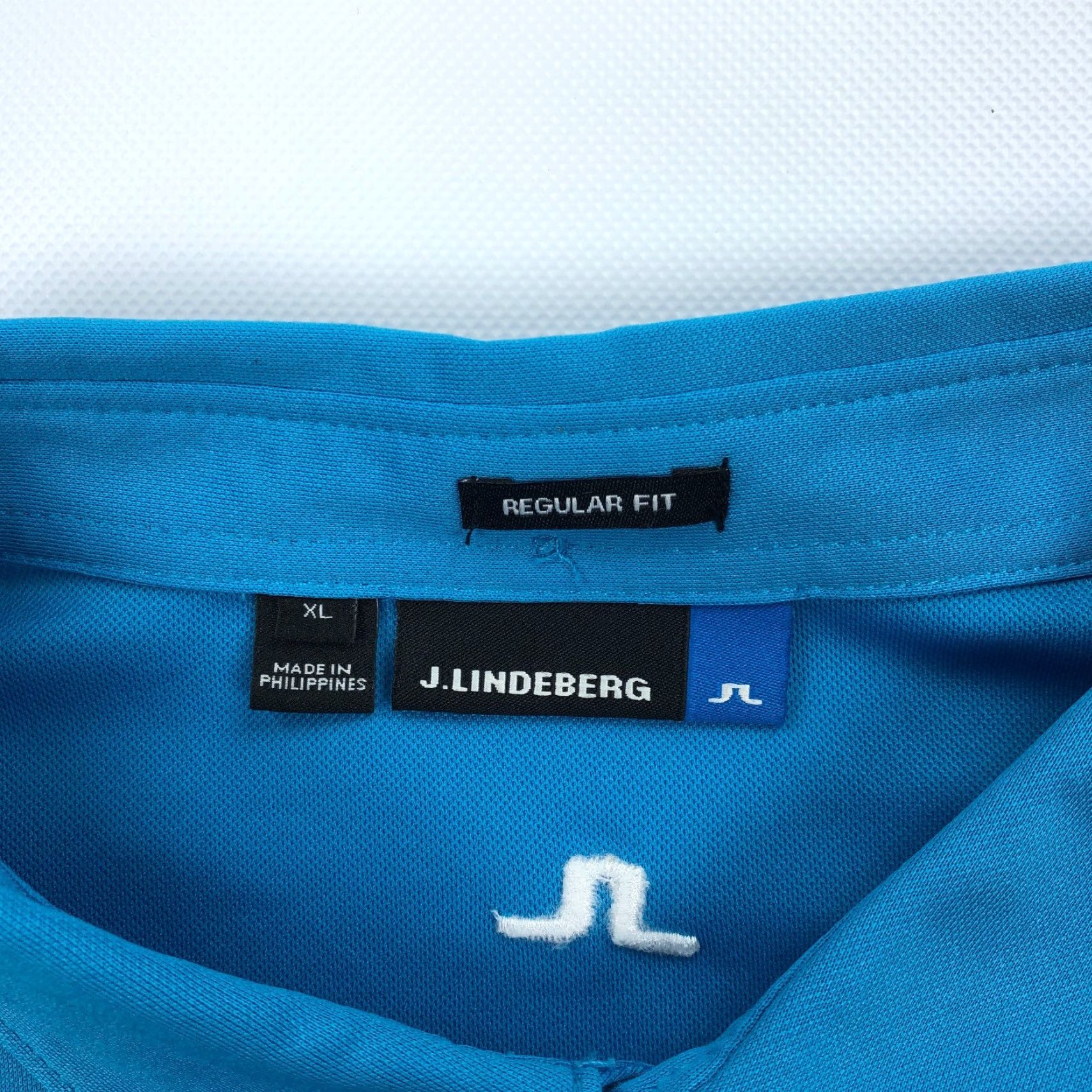 J.Lindeberg J Lindeberg Polo Shirt Men XL Golf Performance Blue Size US XL / EU 56 / 4 - 3 Thumbnail
