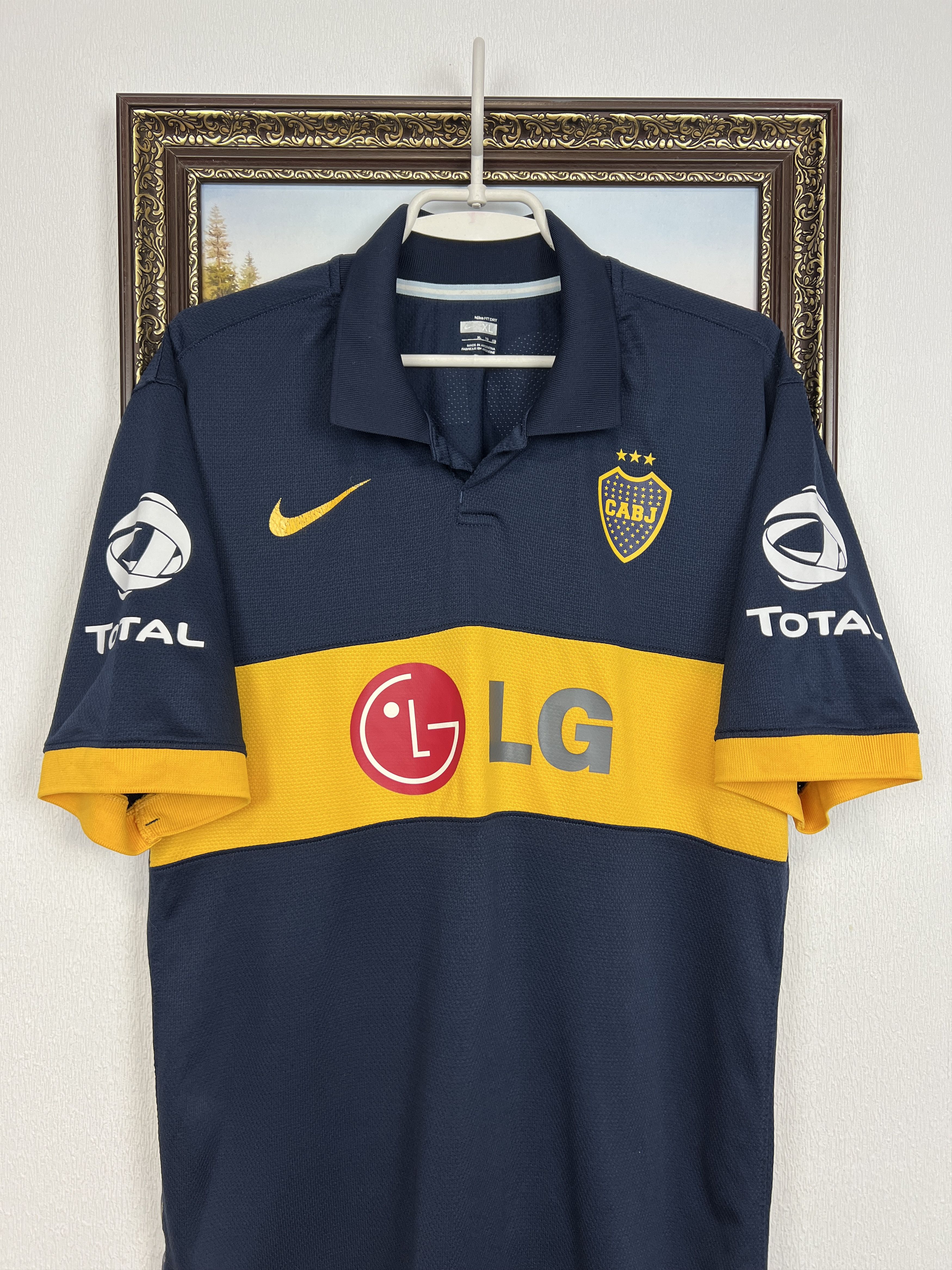 Nike Boca Juniors football shirt 2009 Soccer Nike Jersey Tee Hype Size US XL / EU 56 / 4 - 2 Thumbnail