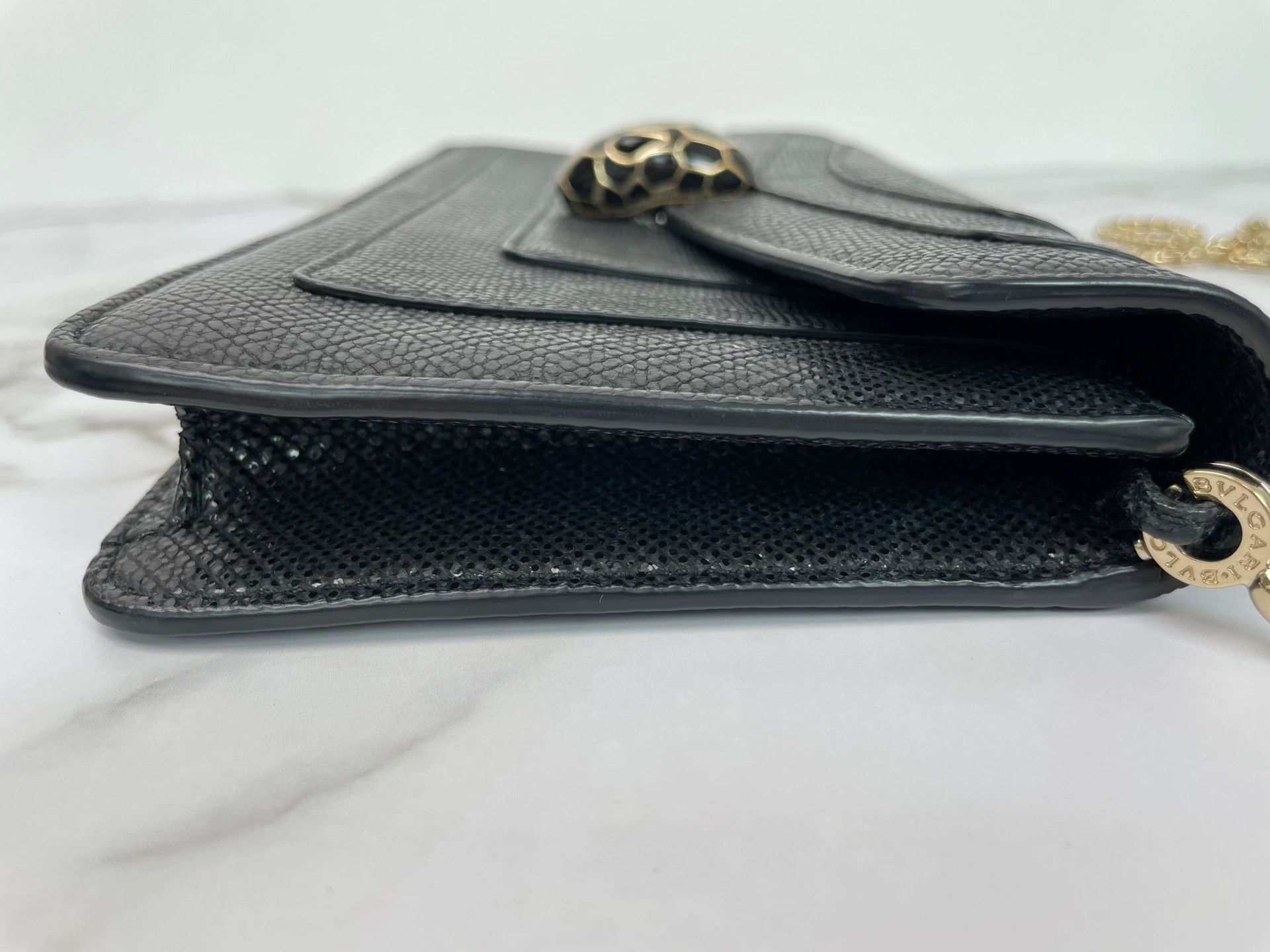 Bvlgari BVLGARI Serpenti Forever Black Snakehead Chain Bag Size ONE SIZE - 3 Thumbnail