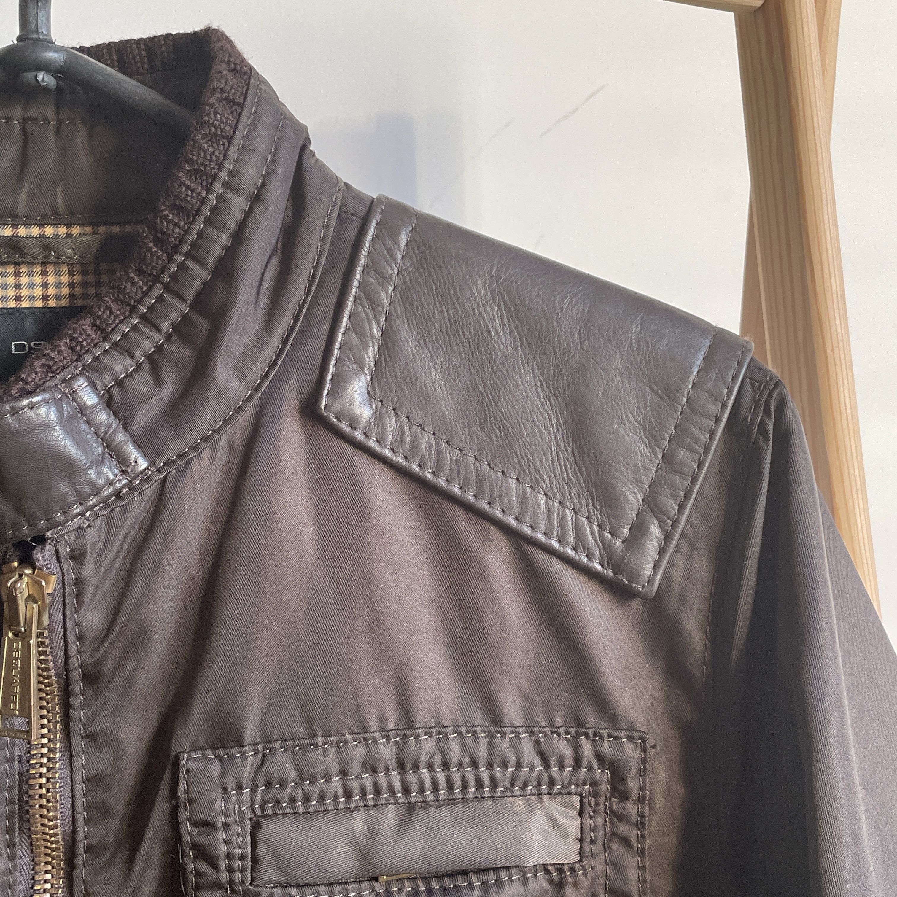 Dsquared2 Dsquared2 Vintage 00's Nylon Biker Jacket Size EUR 50 Size US M / EU 48-50 / 2 - 7 Thumbnail