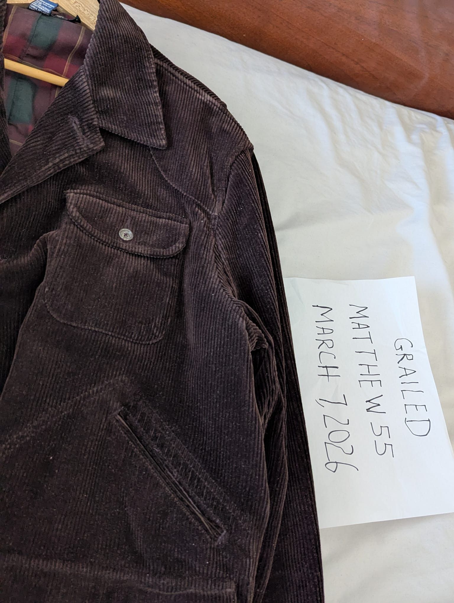 Polo Ralph Lauren Heavy coat ox-blood color Size 46L - 5 Thumbnail