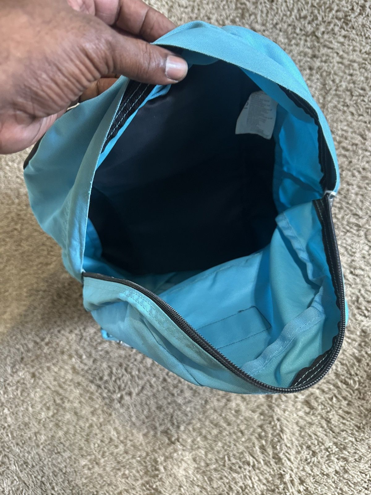 Jansport Vintage NCAA Jansport trans “triple teal” backpack 00s Size ONE SIZE - 3 Thumbnail
