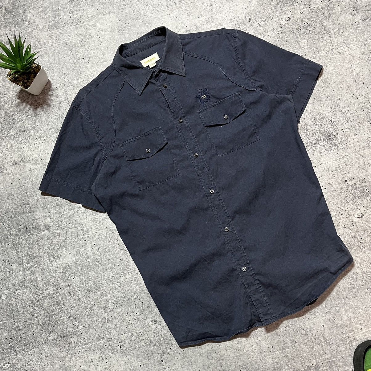Diesel × Vintage 📌 Vintage Avant-Garde Y2K Diesel Shirt Size US XL / EU 56 / 4 - 2 Thumbnail