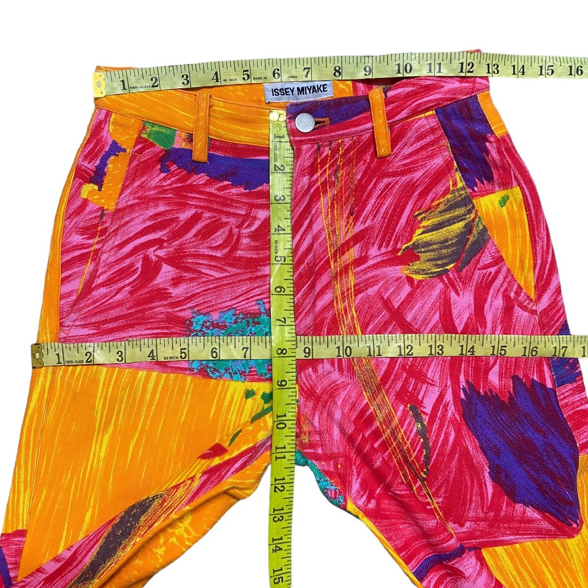 Issey Miyake Archive Issey Miyake Multi Colour Artisanal Painter Jeans Size 24" / US 00 / IT 34 - 16 Thumbnail
