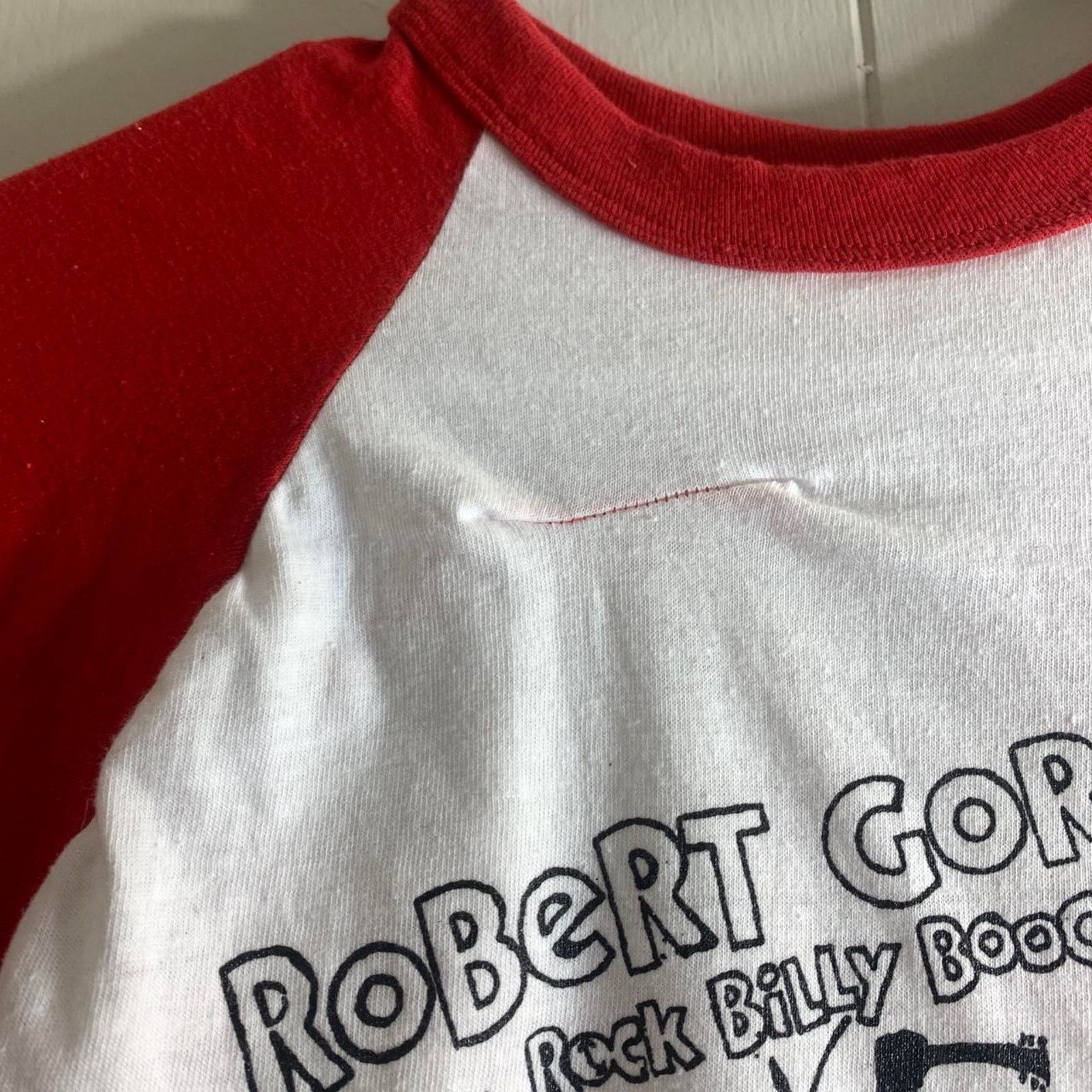 Vintage vintage 1978 ROBERT GORDON The Roxy 3/4 sleeve tee shirt XL Size US XL / EU 56 / 4 - 4 Thumbnail