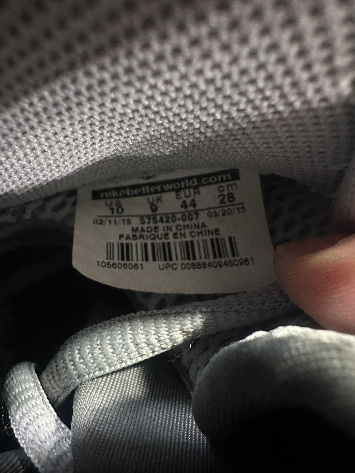 Nike Nike Air Foamposite One PRM Wolf Grey size 10 Size US 10 / EU 43 - 6 Thumbnail